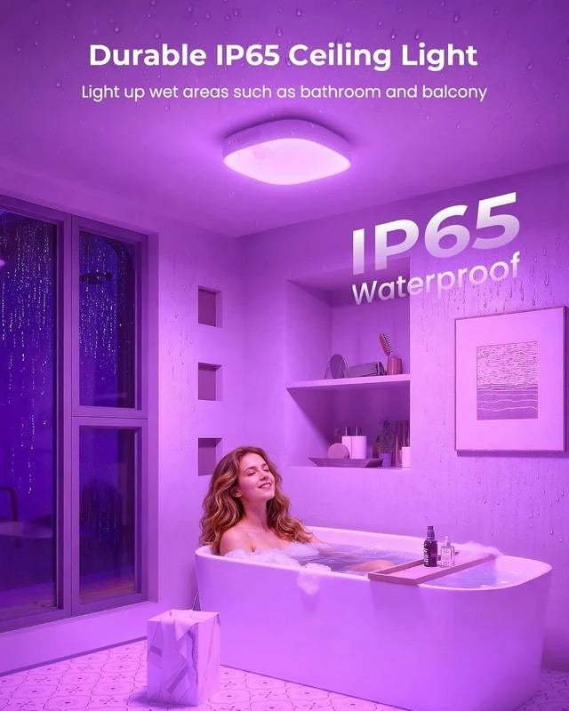 Halo Ceiling Light — Waterproof Motion Sensor Ceiling Light
