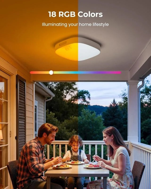 Halo Ceiling Light — Waterproof Motion Sensor Ceiling Light